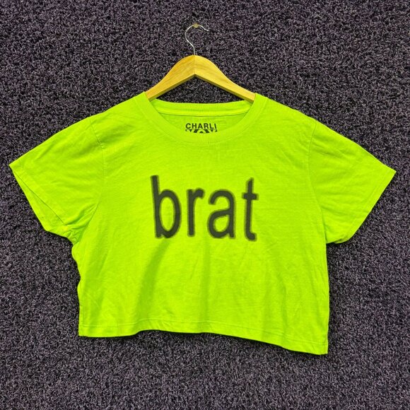 CharliXCX Brat Album Cover Croptop size extra large - Picture 1 of 4
